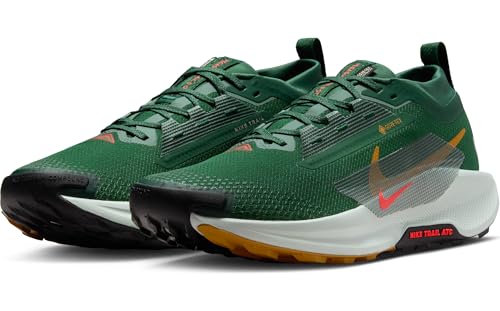 Nike Pegasus Trail 5 Gore-TEX Men's Waterproof Running Shoes (Fir/Clay Green/Desert Ochre/Bright Crimson) Size 10.5