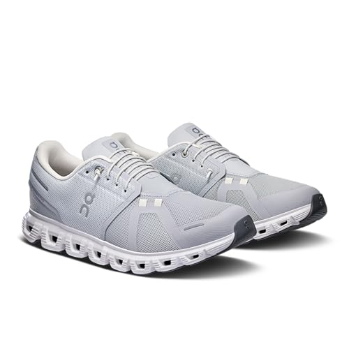 On Men's Cloud 6 Sneakers, Glacier | White, 9 Medium US