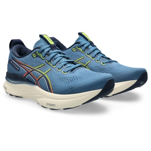ASICS Men's Gel-Kayano 32 Running Shoes, 8, Winter SEA/Midnight