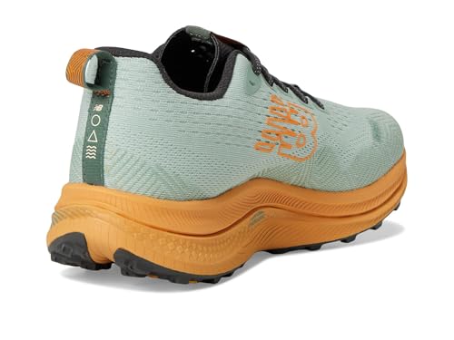 New Balance FuelCell SuperComp Trail v1 - Shoes for Women - Mesh Upper - Cotton Lining - Round Toe Silhouette Clay Ash/Dried Apricot/Dark Juniper 8 B - Medium