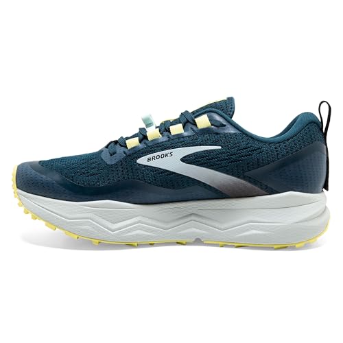 Brooks Women's Caldera 5 Trail Running Shoe - Pond/Black/Charlock - 5.5 Medium