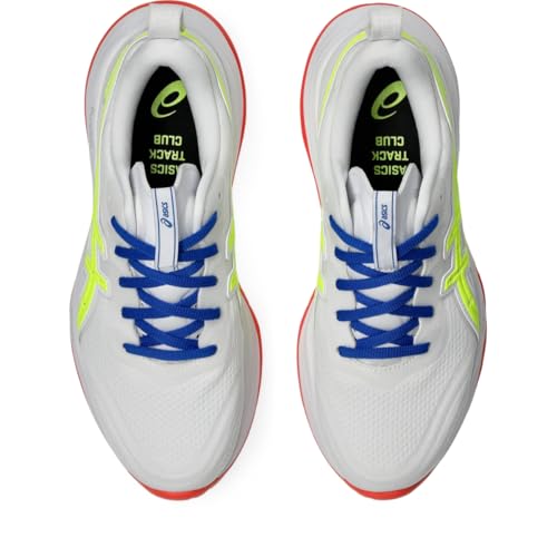 ASICS Women's Gel-Cumulus 27 ATC Running Shoes, 5, White/Safety Yellow
