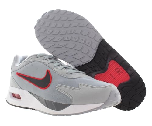 Nike Air Max Solo Men's Shoes (DX3666-004, Wolf Grey/Cool Grey/University Red/Black) Size 11