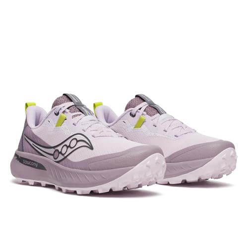 Saucony Women's Peregrine 15 Sneaker, Bloom/Quail, 8