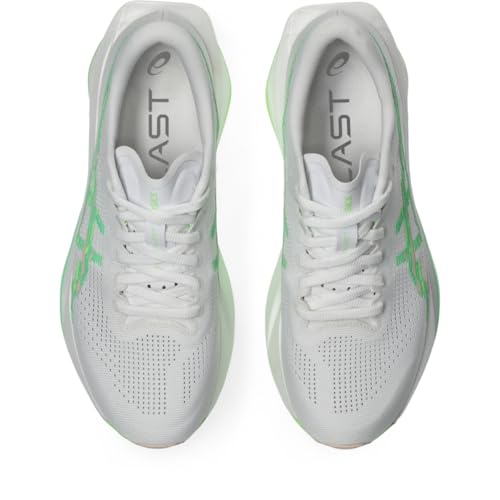 ASICS Women's SONICBLAST Running Shoes, 8.5, White/Vital Green