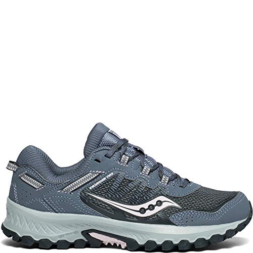 Saucony Women's Excursion TR13 Trail Running Shoe, Folkstone/Orchid, 8 M