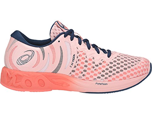 ASICS Noosa FF 2 Women's Running Shoe, Seashell Pink/Dark Blue/Begonia Pink, 8 M US