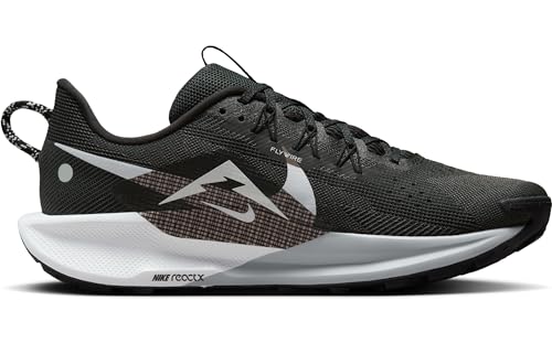 Nike Men's Pegasus Trail 5 Black/White/Anthracite/Wolf Grey 10 Medium