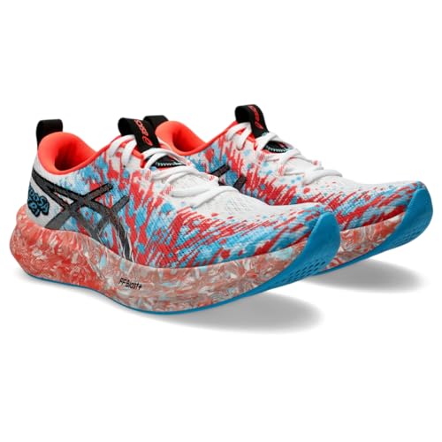ASICS Men's Noosa TRI 16 Running Shoes, 7, White/Sunrise RED - alternate view 2