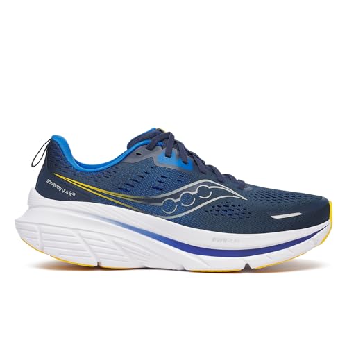 Saucony Men's Guide 18 Sneaker, Navy/Skydiver, 10.5