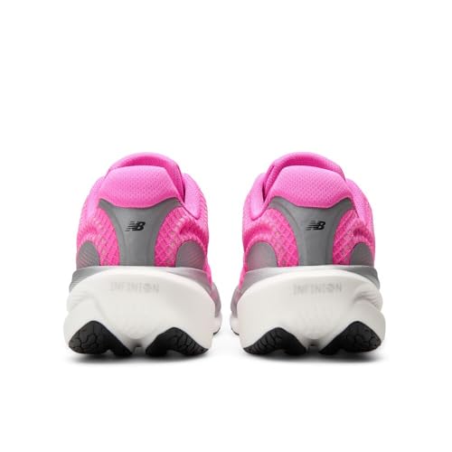 New Balance Women's Fresh Foam X 1080 V15 Running Shoe, Pink Heat/Black, 10.5
