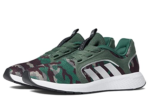 Adidas Women's Edge Lux 5 Running Shoe, Carbon/Silver Metallic/Green Oxide, 11