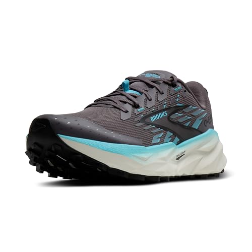 Brooks Women's Cascadia 19 Trainers, Rabbit Black Bluefish, 8.5 US