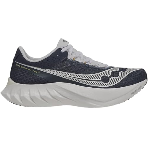 Saucony Men's Endorphin Pro 4 Sneaker, Dusk/White, 9