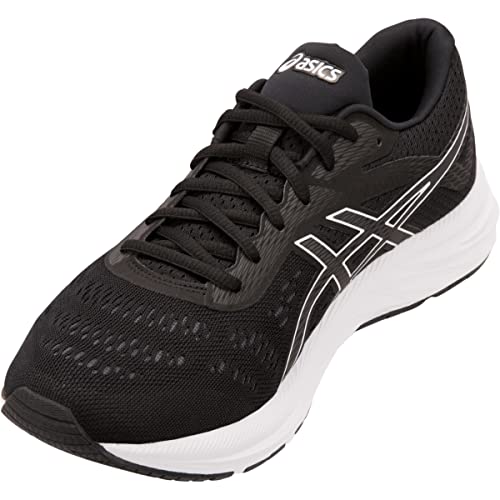 ASICS Men's Gel-Excite 6 Running Shoes, 11XW, Black/White