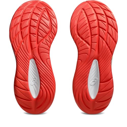 ASICS Women's Gel-Cumulus 27 ATC Running Shoes, 5, White/Safety Yellow