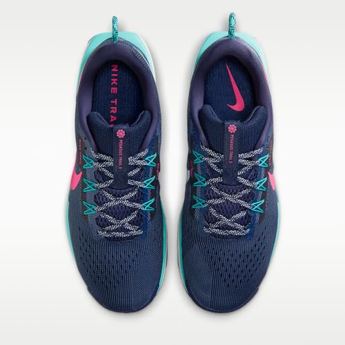 Nike Mens Pegasus Trail 5 Midnight Navy/Hyper Pink/Dusty Cactus 11 Medium