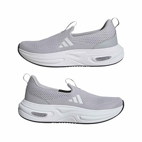 adidas Women's Cloudfoam Cuxxion - Lounge, Solid Grey/White/Black, 7