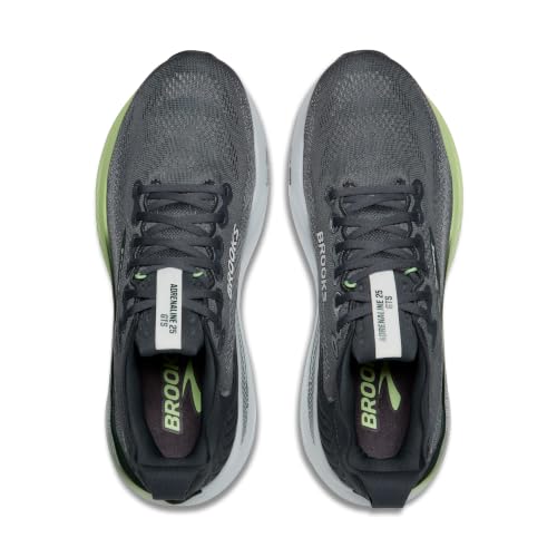 Brooks Adrenaline GTS 25 Grey/Paradise Green/Spruce, Grey Paradise Green Spruce, 10.5 US