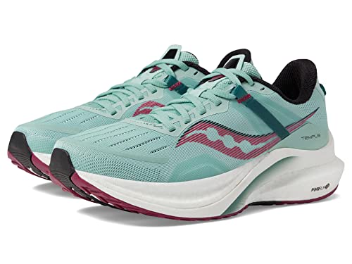 Saucony Women's Tempus Sneaker, Mineral/Rose, 6.5
