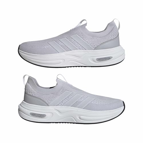 adidas Men's Cloudfoam Cuxxion - Sock, Solid Grey/Dash Grey/White, 13