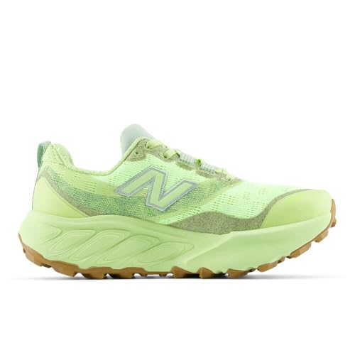 New Balance Women's Fresh Foam X Hierro v9 Trail Running Shoe, Afterglow/Mosaic Green, 7.5