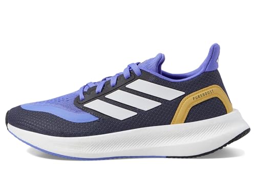 adidas Unisex-Kids Pureboost Light, Shadow Navy/White/Cobalt Blue, 4.5
