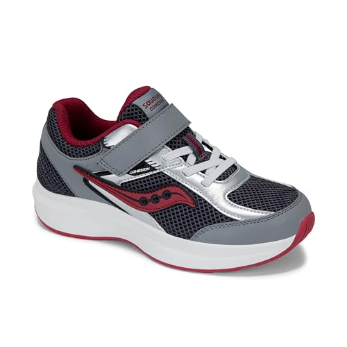 Saucony Kids MT Cohesion KDZ A C Grey/Charcoal Width W 040