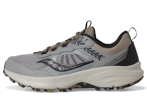 Saucony Men's Excursion Tr17 Sneaker, Cinder/Bark, 12