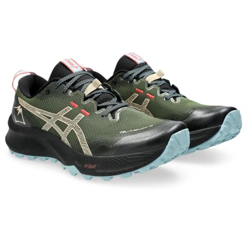 ASICS Men's Gel-Trabuco 12 Running Shoes, 7, SMOG Green/Feather Grey