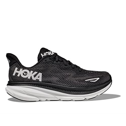 Hoka Women's Clifton 9 Black/White 7 Medium