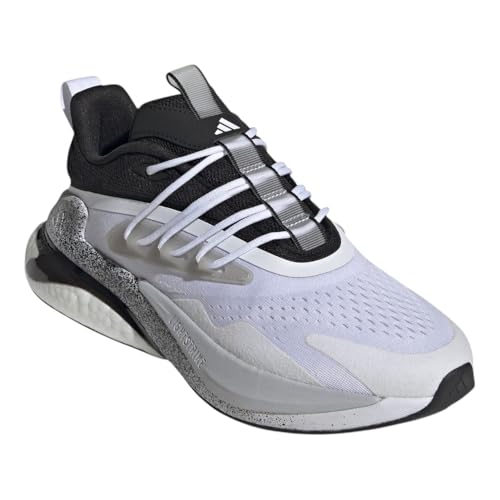 Adidas Men's Alphaboost V2, White/Solid Grey/Black, 8