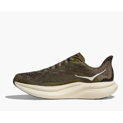 Hoka Men's Mach 6 Antique Olive/Truffle Salt 10 Medium