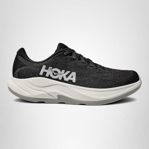 Hoka Women's Rincon 4 Black/White 7.5 Medium - alternate view 8