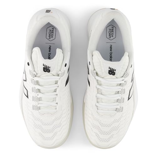 New Balance Women's Fresh Foam X CT-Rally V2 Tennis Shoe, White/Black/Gum, 8.5 M