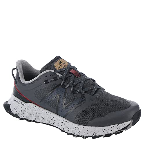 New Balance Men's Fresh Foam Garoe V1 Trail Running Shoe, Magnet/True Red/Black, 10.5 M