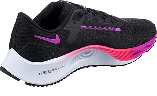 Nike Men's Nike Air Zoom Pegasus 38 Gymnastics Shoes, Black Flash Crimson Off Noir, 11