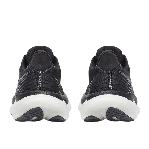 Saucony Women's Triumph 23 Sneaker, Black/White, 9.5