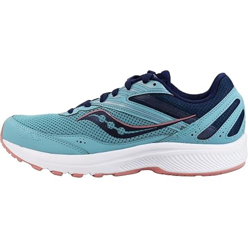 Saucony Women's Cohesion 15 Sneaker, Rain/Sodalite, 7.5