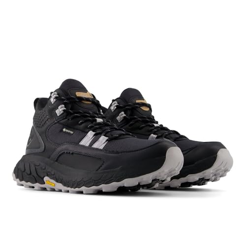 Women's New Balance Fresh Foam X Hierro Mid v1 Trail Shoes in Black/Pearl Grey/Phantom alternate view 4