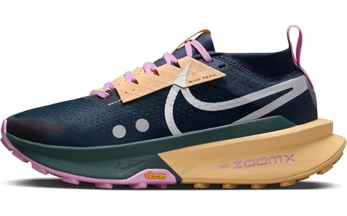 Nike Zegama 2 Women's Trail Running Shoes (FD5191-401, Armory Navy/Celestial Gold/Vintage Green) Size 7.5 - product image