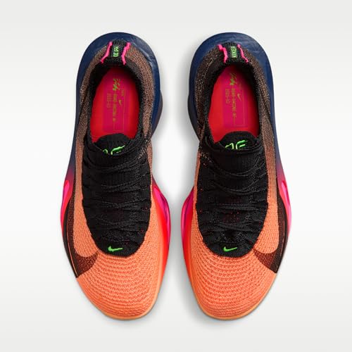 Nike Alphafly 3 Glam Women's Road Racing Shoes (Orange Pulse/Purple Dynasty/Electric Green/Black) Size 8