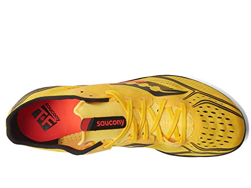 Saucony Women's Endorphin 3 Running Shoe, VIZIGLD/VIZIRED, 11