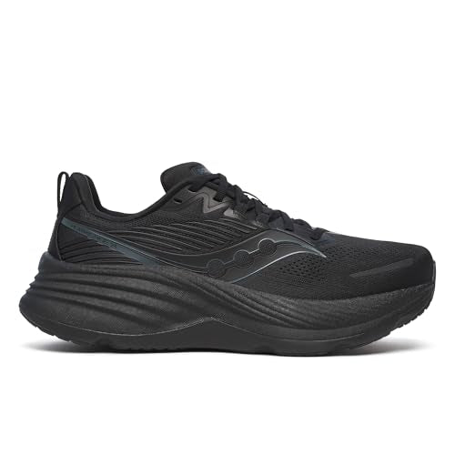 Saucony Men's Hurricane 24 Sneaker, Black, 9