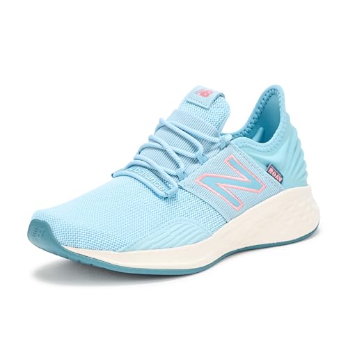 New Balance Kid's Fresh Foam Roav V1 Lace-Up Running Shoe, Cloud Blue/Taffy Blue, 12 Little Kid