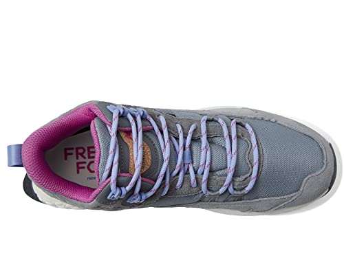Women's New Balance Fresh Foam X Hierro v1 Mid-Cut Trail Shoes in Steel/Castlerock/Magenta alternate view 3