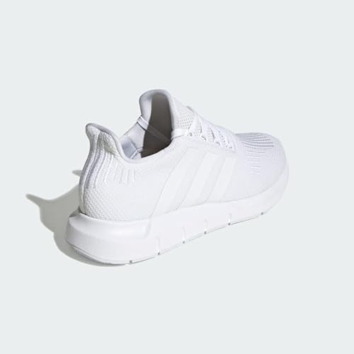 adidas Womens Swift Run White/White/Gold Metallic 5