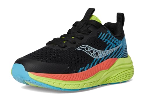 Saucony Unisex Kids Hurricane KDZ (Big Kid) Multi 4 Big Kid Medium