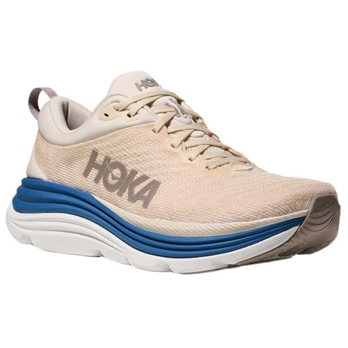 Hoka Men's Gaviota 5 Sneaker, Birch/Foggy Night, 12 - alternate view 2