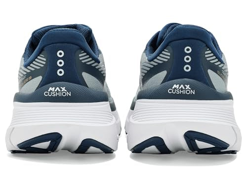 Saucony Men's Guide 19 Sneaker, Fossil/Navy, 10 Wide
